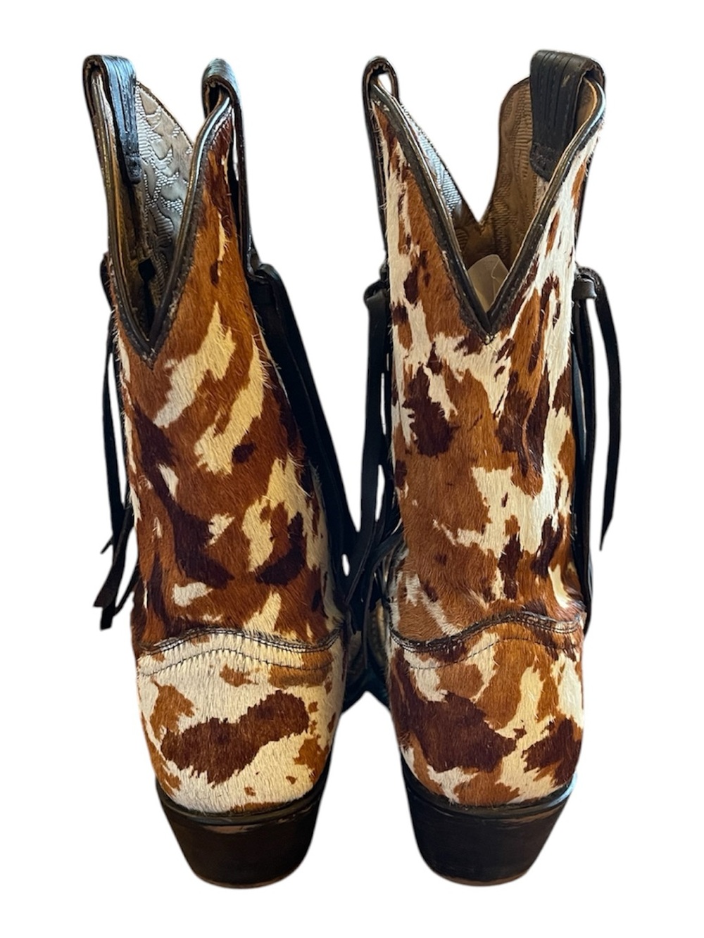 Tony Lama Boots Women's Sz 9.5 B
Calf Hide Apache Hair Cowboy
Western VF 6037 - Picture 4 of 7